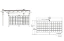 Pergola Privacy Trellis Accessory Vita