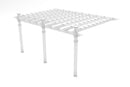 12x16 Valencia Attached Pergola Pergola Vita