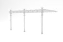 12x16 Valencia Attached Pergola Pergola Vita