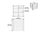 Mezza 22” Cube Planter Planter Vita