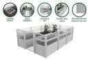 CLASSIC 8x12 Keyhole Composting Garden Garden Vita