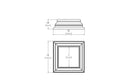 Pergola Base Trims (5X5) 4 pack Accessory na
