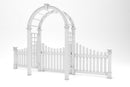 Nantucket Deluxe Arbor with Gate and Wings Arbor Vita