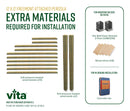 12x12 Freemont Attached Pergola Pergola Vita