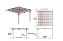 12x12 Freemont Attached Pergola Pergola Vita