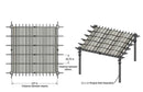 Pergola Canvas Weave Accessory Vita