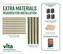 12x12 Camelot Louvered Pergola Pergola Vita