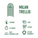 Milan Trellis Trellis na