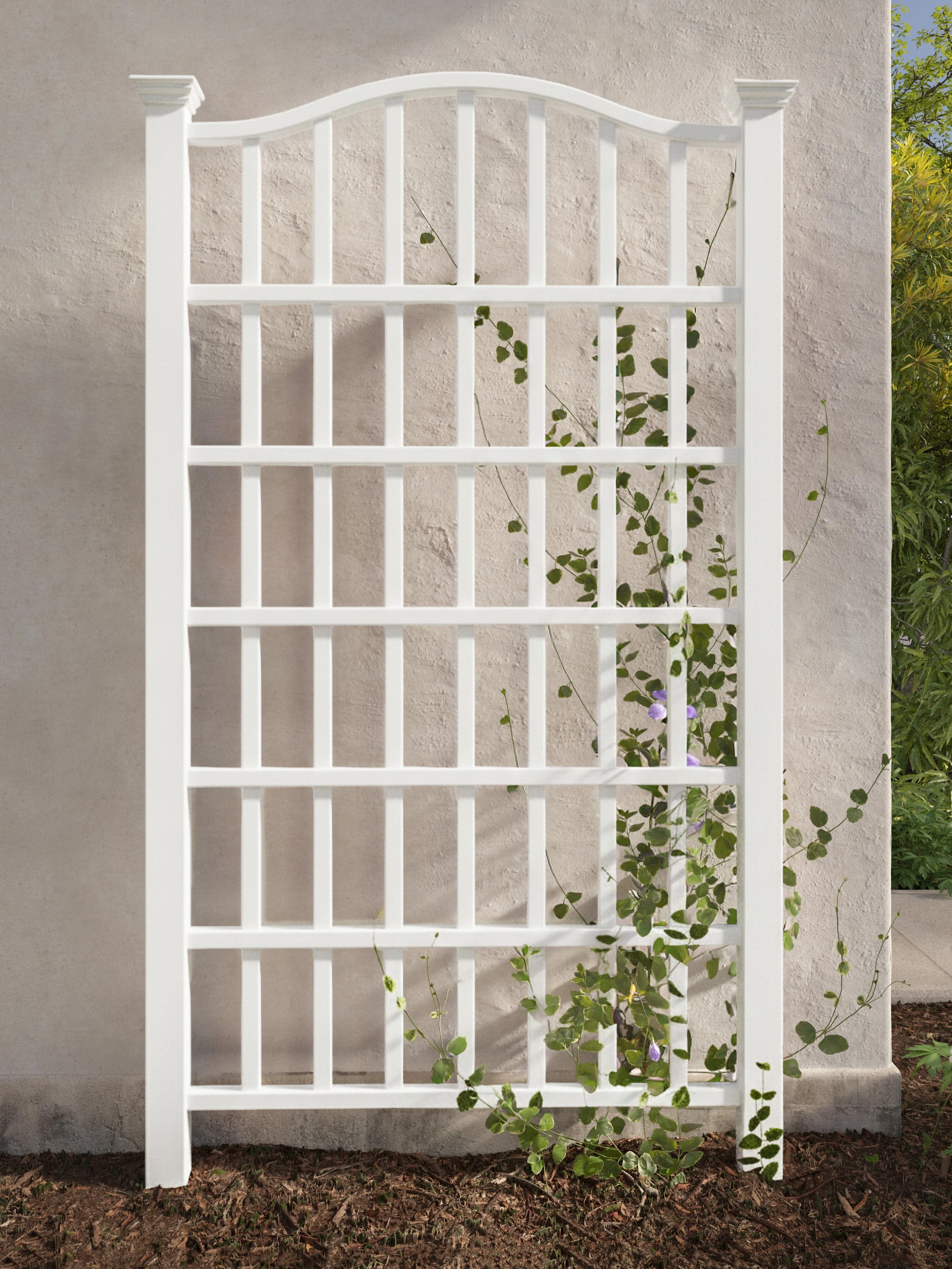 vinyl trellis for climbing plants Vita Grande Vinyl Trellis