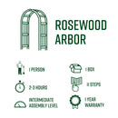 Rosewood Arbor Arbor Vita