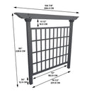 Wildwood Cedar Privacy Trellis Trellis Vita