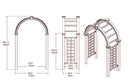 Nantucket Deluxe Arbor Arbor Vita