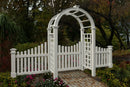 Nantucket Deluxe Arbor with Gate and Wings Arbor Vita
