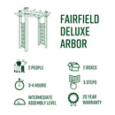 Fairfield Deluxe Arbor Arbor na