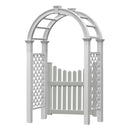 Nantucket Legacy Arbor with Gate Arbor Vita