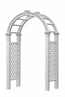 Nantucket Legacy Arbor with Gate Arbor Vita
