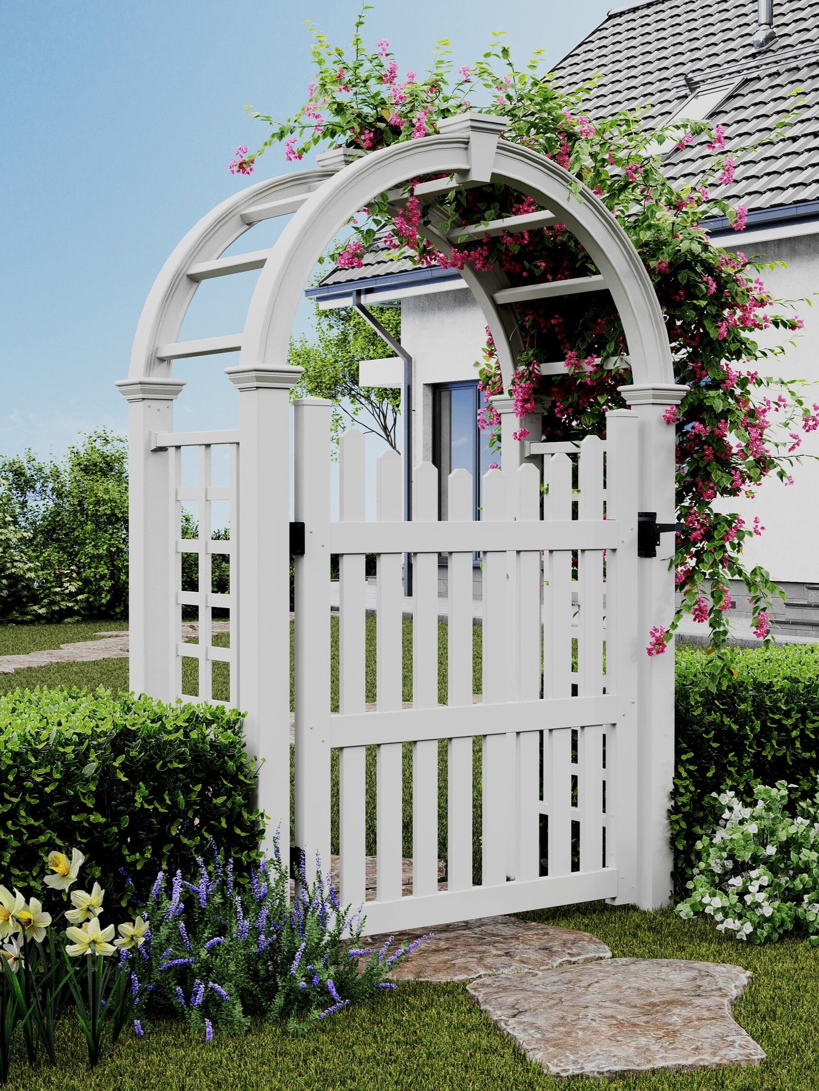 CLASSIC Nantucket Deluxe Arbor with Gate