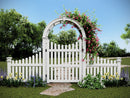 Nantucket Deluxe Arbor with Gate and Wings Arbor Vita 60" Gate