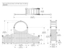 CLASSIC Nantucket Deluxe Arbor with Gate and Wings Arbor Vita