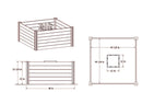 CLASSIC 4x4 Keyhole Composting Garden Garden Vita