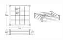 CLASSIC 4x4x11 Garden Bed with GroGrid Garden Vita
