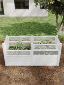 Classic 33" x 97" Keyhole Composting Garden with Fencing Garden Vita