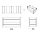 URBANA Small Parklette with Trellis Planter Vita