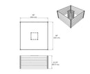 MEZZA 4x4 Keyhole Composting Garden Garden Vita