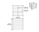 Mezza 22” Cube Planter Planter Vita