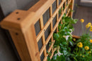 Rosewood Planter with Trellis Planter Vita
