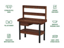 Cedar Potting Bench Decor Vita