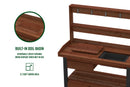 Cedar Potting Bench Decor Vita