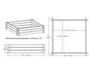 CLASSIC Hudson 4x4 Garden Bed Garden Vita