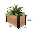 Mezza 12X24 Planter - 2 Pack Planter Vita