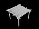 10x10 Avalon Louvered Pergola
