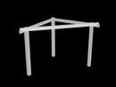 8x8 Alcove Corner Pergola