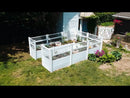 CLASSIC 8x12 Keyhole Composting Garden