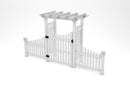 Fairfield Arbor with Gate Arbor Vita 60" Gate Add Wings 