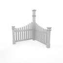 CLASSIC Corner Picket Lamp Post Decor Vita 