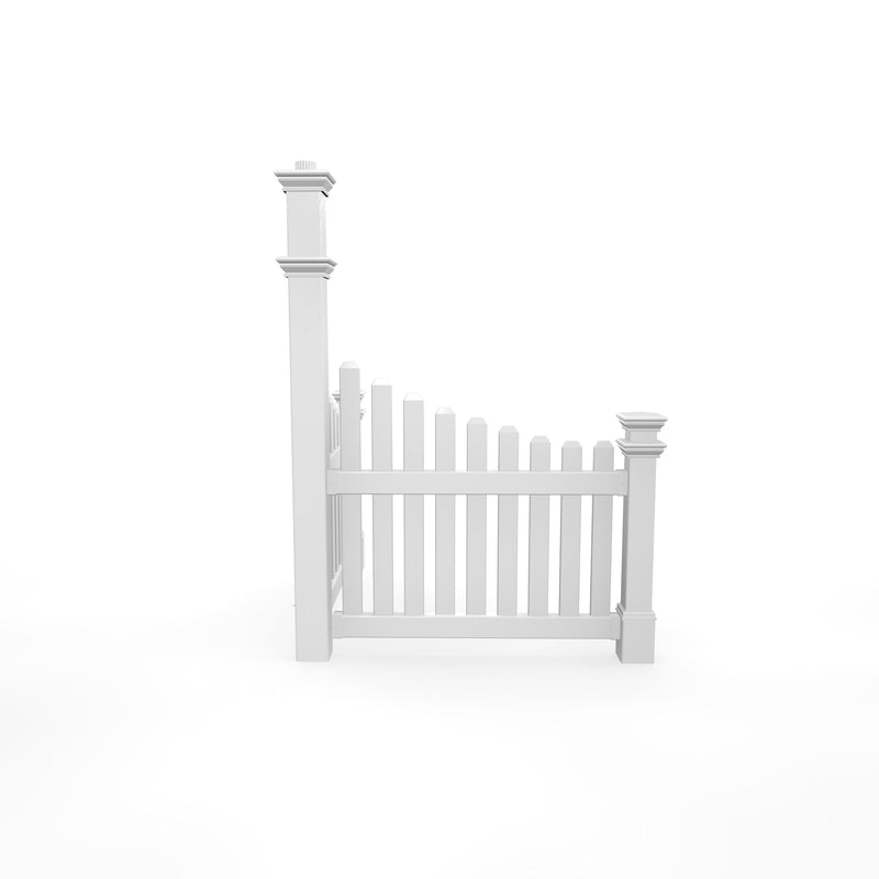 CLASSIC Corner Picket Lamp Post Decor Vita 