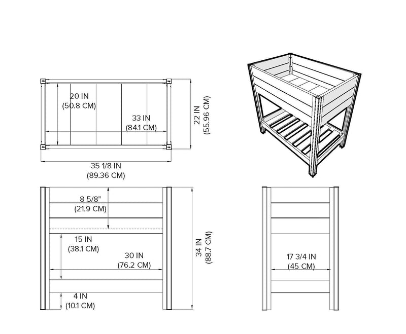 URBANA 22x35 Herb Farm Garden Vita 