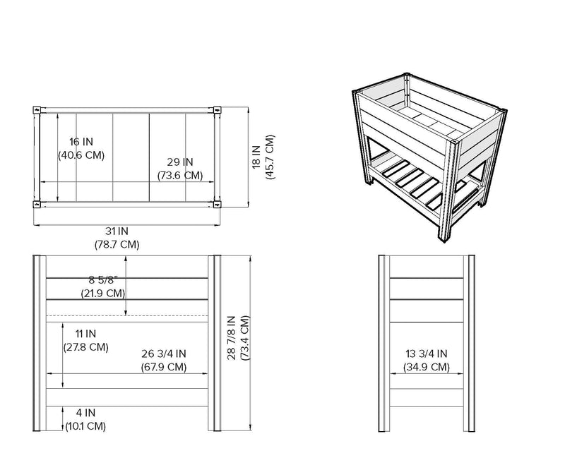 URBANA 18x31 Sprout Farm Garden Vita 