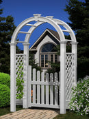 Nantucket Legacy Arbor with Gate Arbor Vita 