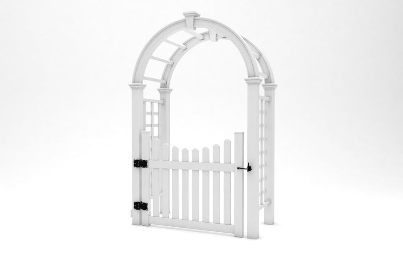 Nantucket Deluxe Arbor Arbor Vita 43" Gate No Wings 