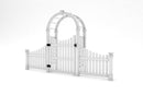 Nantucket Legacy Arbor with Gate Arbor Vita 60" gate Add Wings 