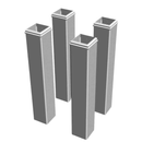 Pergola Tall Base Moldings - 4 PK Accessory Vita 