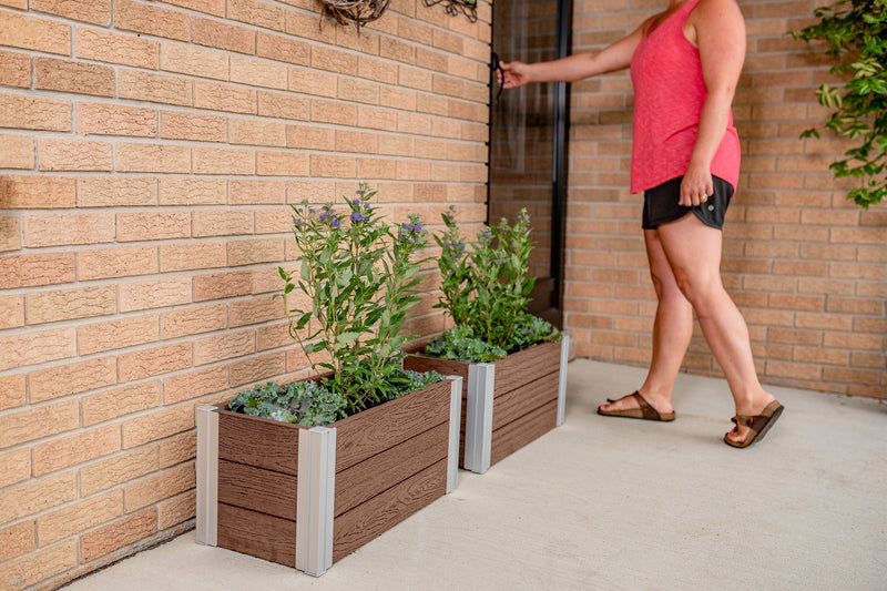 Urbana 12" x 24" Planter - 2 Pack Planter Vita 