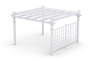 Classic Pergola with Privacy Trellis Pergola Vita 