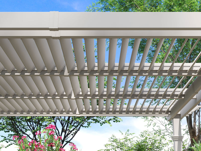 12x24 Bristol Grande Louvered Pergola Pergola Vita 