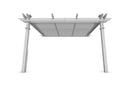 12x12 Elysium Attached Louvered Pergola Pergola Vita 
